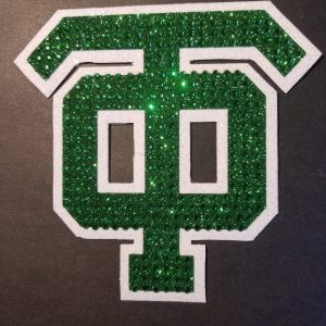 TOHS Glitter and Rhinestone Decal