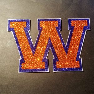WHS Glitter and Rhinestone Decal