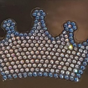 Rhinestone Car Decals - Crown - custom colors!
