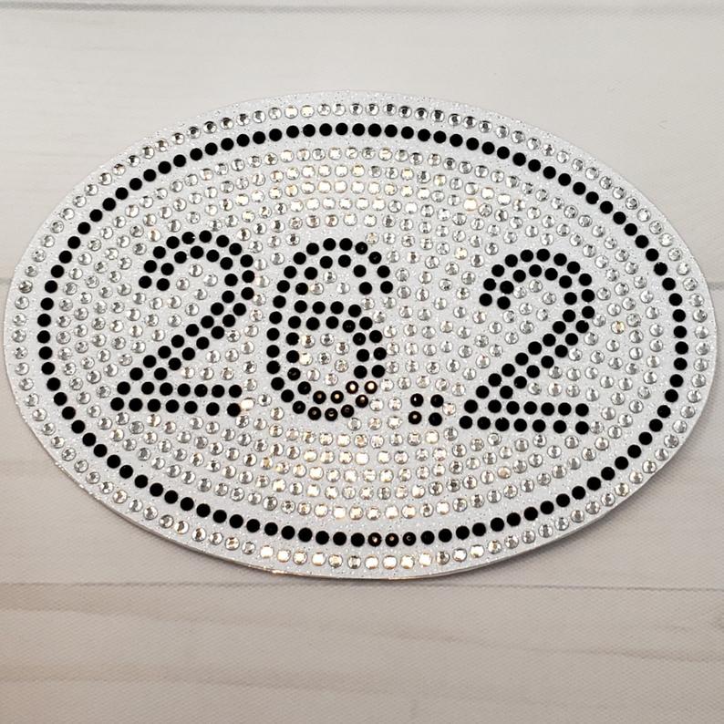 Rhinestone Car Decals - 26.2 Marathon Acheivement - custom colors!