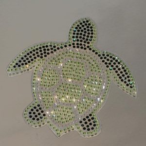 Rhinestone Car Decals - Sea Turtle