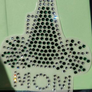 Rhinestone Car Decals - Cheer Pom Poms - custom colors!