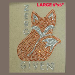 Rhinestone Car Decals - Zero Fox Given